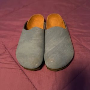 Birk’s shoes blue
